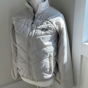 White North Face coat